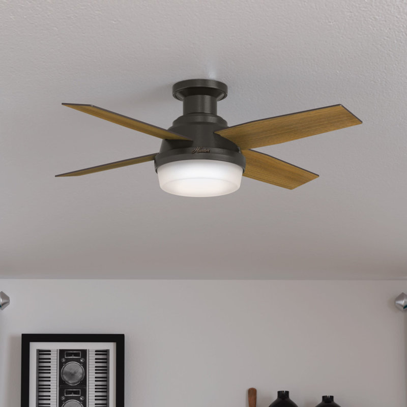 best flush mount ceiling fan with light and remote